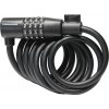 Trelock Spirál.zámek s císly Trlk.180cm O8mm SK 108/180/8,cerná + držák ZK 108