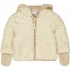 DIRKJE Mikina na zips s kapucňou prechodná Sherpa tmavá piesková Q52306-31-062