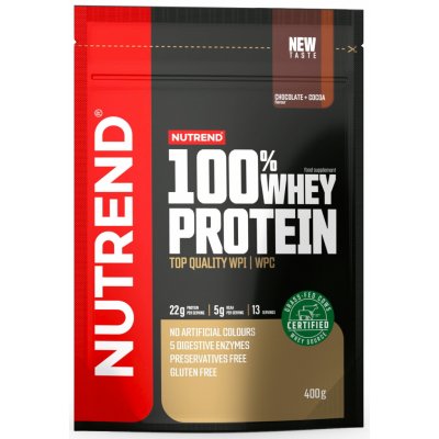 Nutrend 100% Whey Protein 400 g jahoda - banán