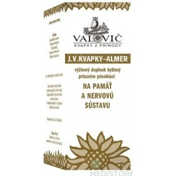 Valovič J.V. KVAPKY ALMER na pamäť a nervovú sústavu 50 ml