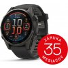 Garmin fenix 8 - 43mm, AMOLED, Sapphire, Carbon Gray DLC Titanium, Black/Pebble Gray band - SK Distribúcia (010-02903-21)
