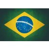 Ceduľa Brazília vlajka 30cm x 20cm Plechová tabuľa