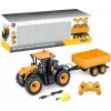 Double Eagle Traktor JCB Fastrac na dálkové ovládání se sklápěcím valníkem 2.4GHz RTR 1:16