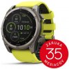 Garmin Fenix 8 51mm, Solar, Sapphire Titanium, Amp Yellow