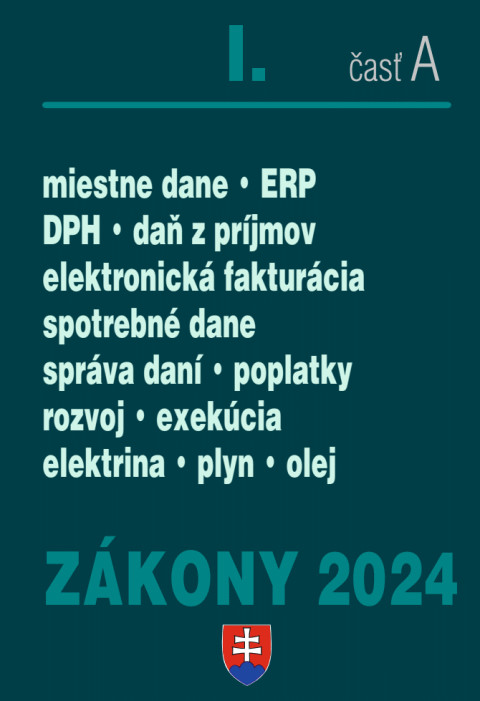 Zákony I. A / 2024 - Daňové zákony