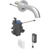 Geberit Piave - Termostatická elektronická umývadlová batéria pod omietku, batériové napájanie, easy to clean, kefovaná nerezová 116.288.SN.1