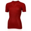 Lasting MALBA 3160 červené dámske merino tričko Veľkosť: L/XL