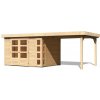Drevený záhradný domček KERKO 5 s prístavkom 280 Lanitplast
