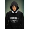Mikina Futbal je v mojej DNA - Žena - XL - Červená