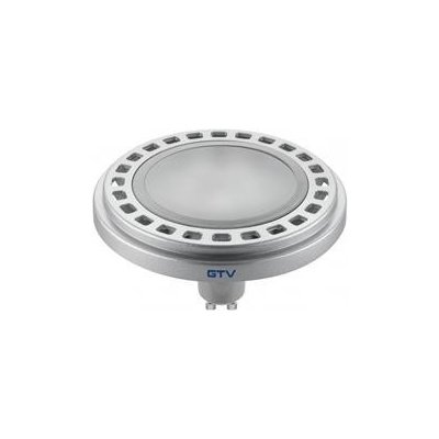 GTV LED, ES111, 12 W, GU10, 850 lm, AC 220–240 V, 50–60 Hz, 120°, 104 mA, 3000 K, šedá, rychlý matný, 65 mm