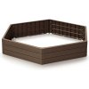 Prosperplast BASE WOODY hnedý 148 cm IBWH-7587U