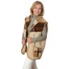 Wooline Vesta vlnená Andes s golierom béžová Veľkosť: XL