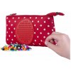 Peračník Pixie Crew veľké puzdro červená látka s bielymi bodkami (702811692572)