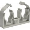 Dvojpríchytka PPR D 2x 20 mm s klipom (CH-2K020P)