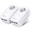 TP-LINK TP-Link TL-PA8030P KIT sieťový adaptér PowerLine 1200 Mbit/s Ethernet / LAN pripojenie Biela 2 kusov (TL-PA8030P KIT)