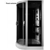 Aplomo Trixy Black 120x85x215 Masážny sprchový box Orientácia: pravá, MO-18218BLP