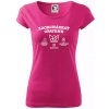 Zaobchádzať opatrne 40 - Dámske tričko Pure - M ( Purpurová )