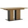 Kondela FIDEL DUB CRAFT ZLATY 0000264049 - jedálenský stôl rozkladací 155-204 x 86 x 77 cm, dub craft zlatý/garfit sivá