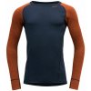 tričko DEVOLD Duo Active Merino 205 Shirt Man flame/ink XL