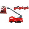 Teddies Hasičské auto plast na spätné natiahnutie 4 druhy, 11 cm