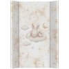 CEBA BABY Podložka prebaľovacia 2-hranná s pevnou doskou (50x70) Ultra Light Sleepy Bunny
