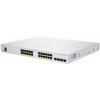 Cisco switch CBS250-24P-4X, 24xGbE RJ45, 4x10GbE SFP+, fanless, PoE+, 195W - REFRESH CBS250-24P-4X-EU-RF