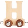 small foot Drevený vláčik vláčikodráhy abeceda písmeno H