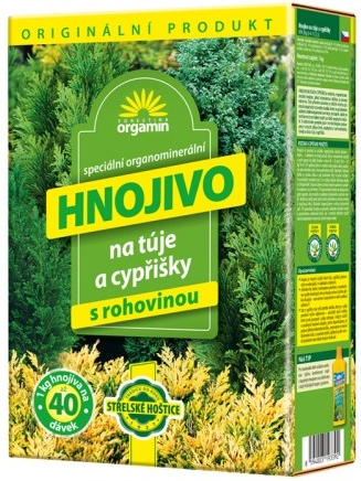 Nohel Garden Hnojivo ORGAMIN na thuje a cyprusy 1 kg