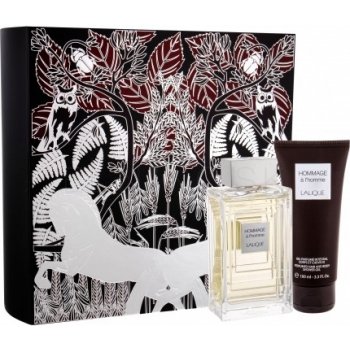 Lalique Hommage a L´Homme EDT 100 ml + sprchový gél 100 ml darčeková sada