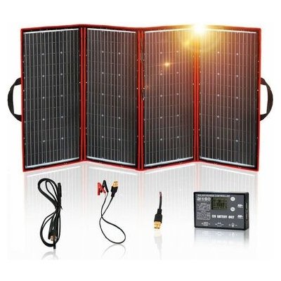 Aroso Solární panel rozkládací přenosný s PWM regulátorem 320W 12V/24V 194x95cm 20.202