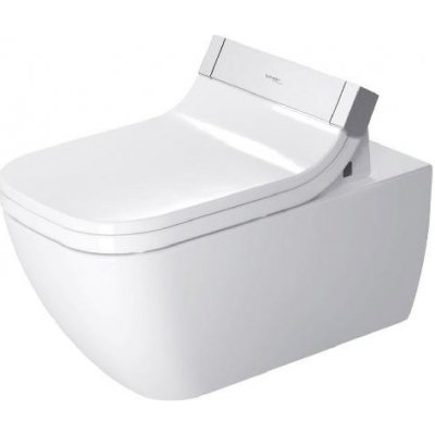 Duravit Happy D.2 - Závesné WC na bidetovú dosku SensoWash, Rimless, s HygieneGlaze, biela 2550592000