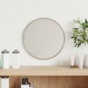 vidaXL Nástenné zrkadlo strieborné Ø 20 cm okrúhle 348173