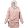 Mikinová deka ružová Oversized Hoodie old pink 70x50x87 cm