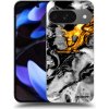 Picasee silikónový čierny obal pre Google Pixel 9 - Black Gold 2