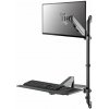 Neomounts WL90-325BL1 / držák na zeď /pracovní místo / sezení-stání / monitor, klávesnice a myš