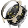 PROTEMIO 65277 PC FULL COVER Plastový kryt so sklom pre Huawei Watch GT 4 46mm béžový