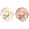 Bibs Colour z prírodného kaučuk 2ks ivory blush 52244