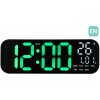 Nástenné hodiny JVD zelené 46cm