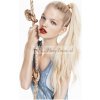 Clip-in cop 50 cm, ľudské vlasy - platinová blond