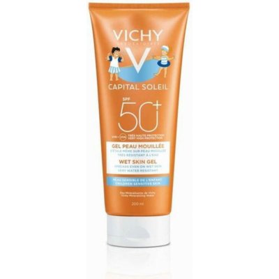 Vichy Capital Soleil Children Wet Skin gél SPF50+ voděodolný opalovací gél 200 ml