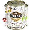 Brit Fresh Dog konzerva Turkey with Peas 400 g
