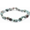 Nefertitis Larimar náramok z oválnych kamienkov NF14475 - obvod cca 16 až 21 cm