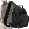 Mfh Molle Shoulder Bag, taktická pánska taška čierna 7l