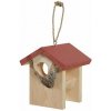 Zolux Budka krmítko Hut drevená L červená