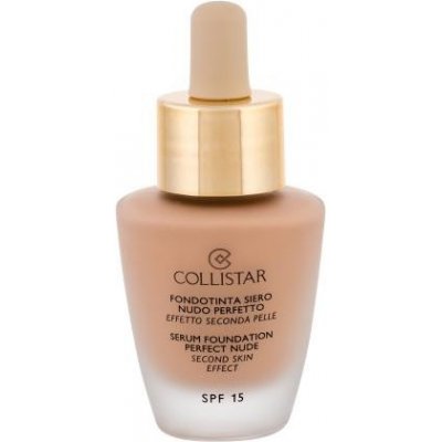 Collistar Serum Foundation Perfect Nude SPF15 rozjasňujúci make-up s kvapkadlom 30 ml 2 beige