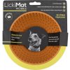 LickiMat Wobble lízacia podložka 8 x 16,5 cm oranžová