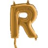 Balón písmeno R zlaté 35 cm