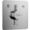 Hansgrohe DuoTurn Q - Batéria pod omietku pre 2 spotrebiče, chróm 75414000