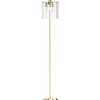 Zuma Line | Zuma Line ML3523-3-EGN - Stojacia lampa NIRA 3xE14/40W/230V zlatá | ZL0676