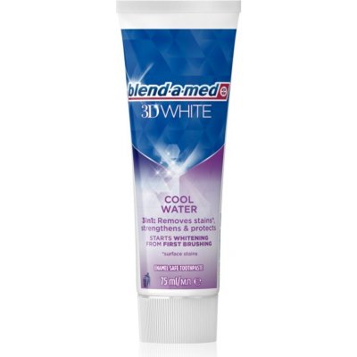 Blend-a-med 3D White Cool Water bieliaca zubná pasta 75 ml